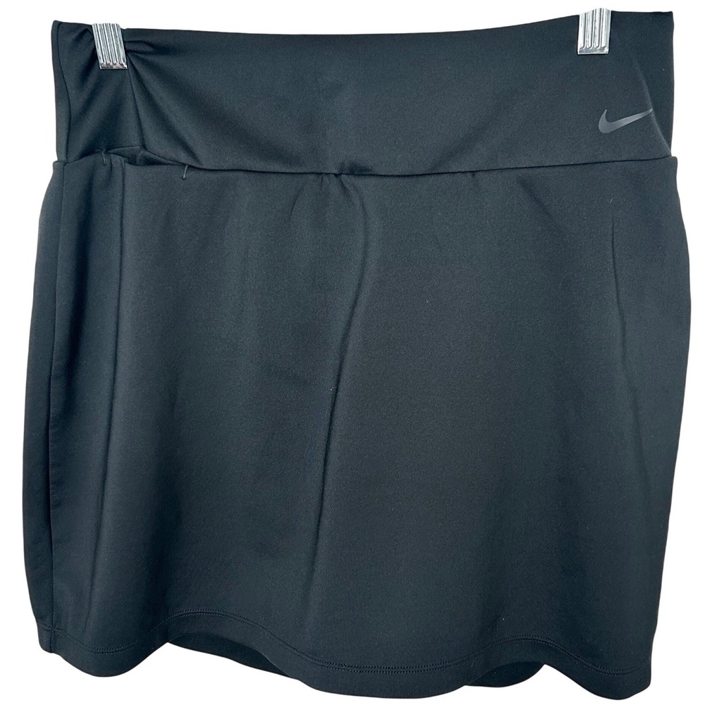 Nike Dri-Fit Black Athletic Tennis Skort Skirt Undershort‎ Women's Size Medium
